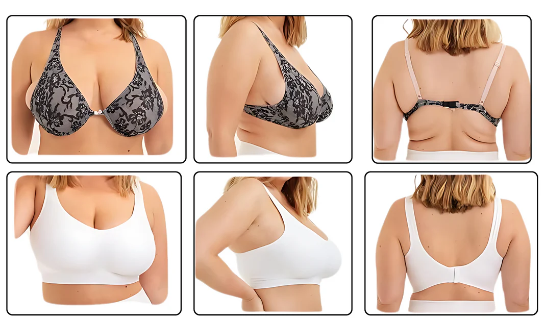 Photos du soutien-gorge (avant / côtés / dos)