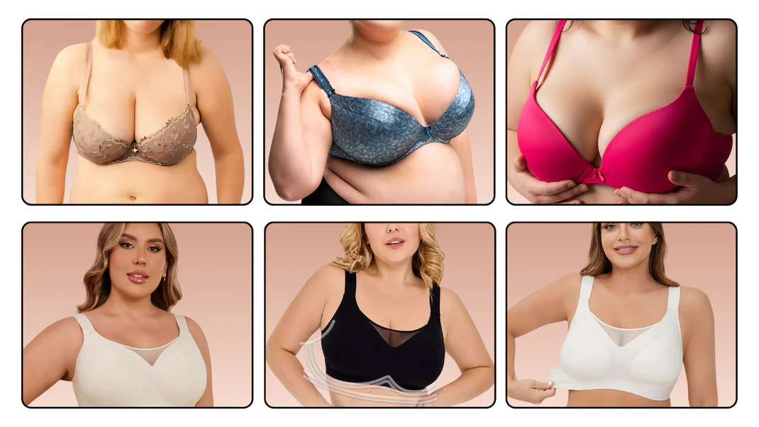 Photos du soutien-gorge (avant / côtés / dos)